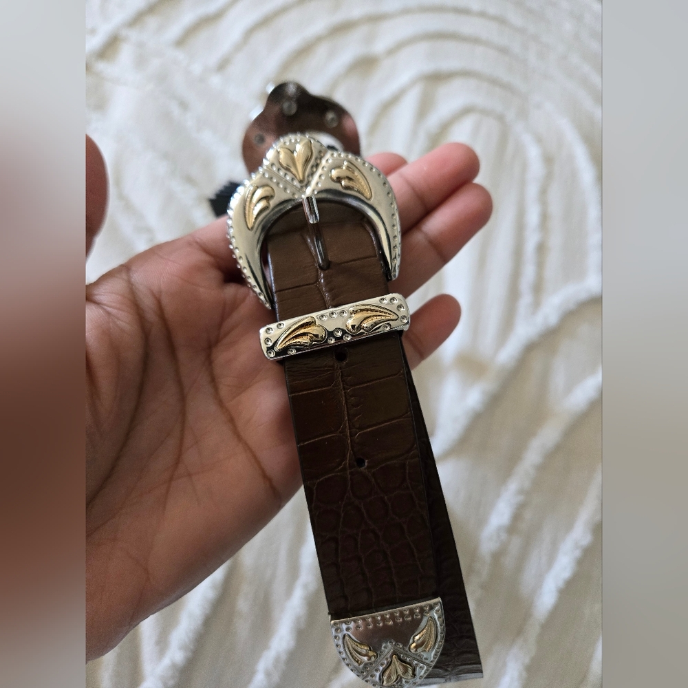Bnwt maje waist belt double buckle - Picture 4 of 5